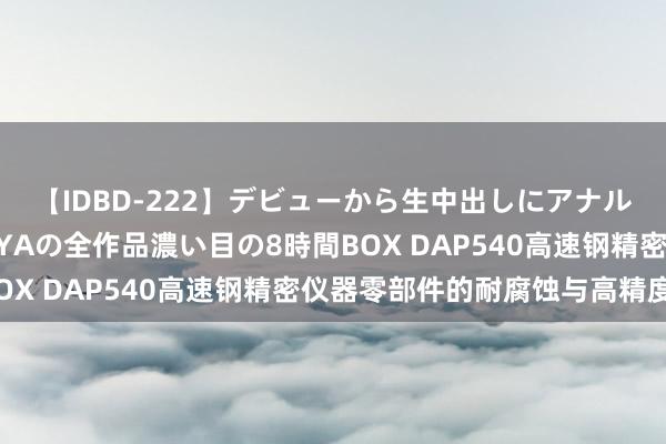 【IDBD-222】デビューから生中出しにアナルまで!最強の芸能人AYAの全作品濃い目の8時間BOX DAP540高速钢精密仪器零部件的耐腐蚀与高精度